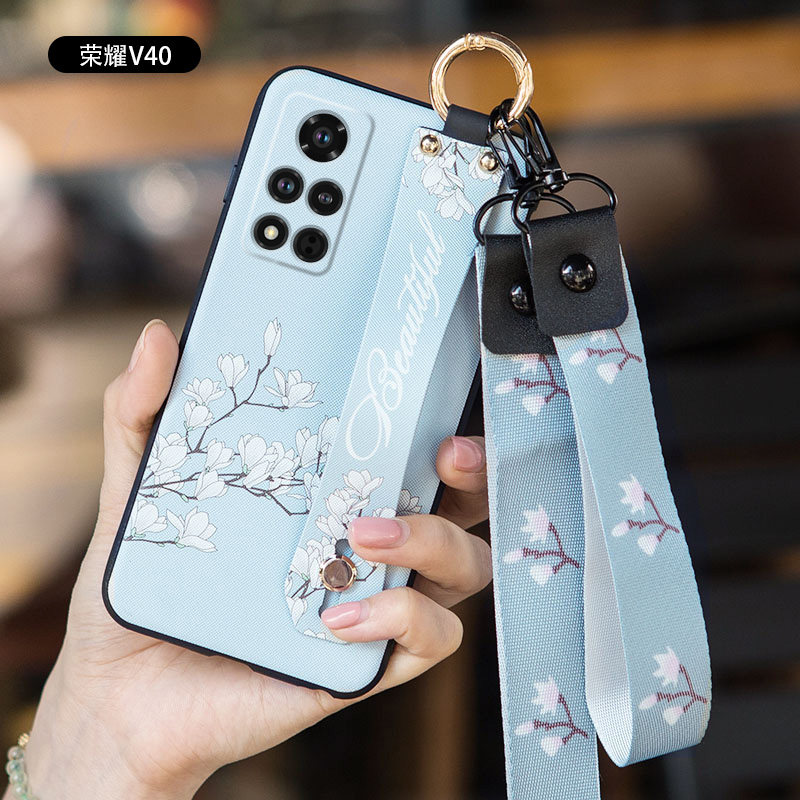 灿仕达 适用于华为荣耀v40手机壳5g版女款硅胶honor保护套荣耀v40pro