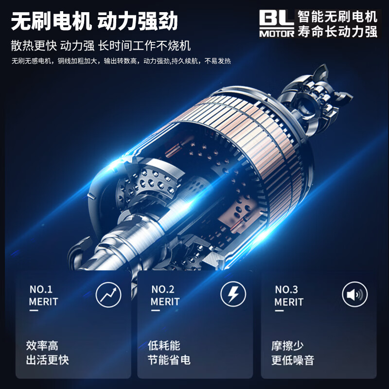 大艺560N电扳手无刷大扭力20V冲击汽修专用锂电池电动风炮A7-560 A7-560裸机【不含电池充电器】