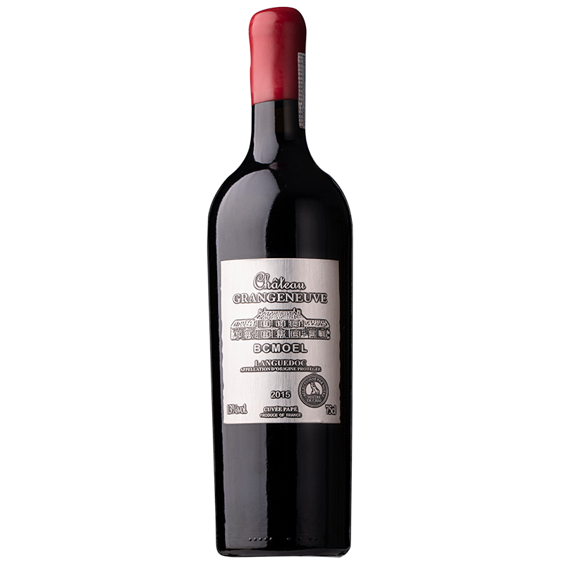 柏翠莫埃尔（BCMOEL）法国原装进口红酒 教皇干红葡萄酒 750mL 1瓶