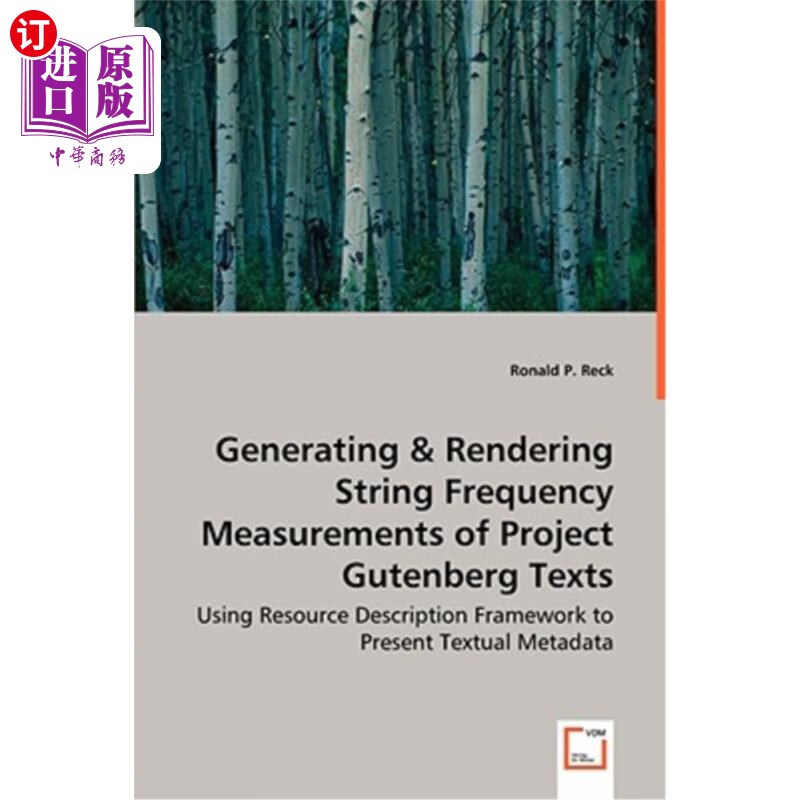 海外直订generating & rendering string frequency measurements of
