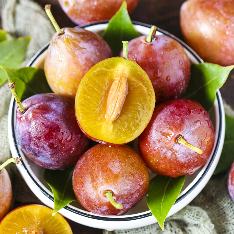【jd物流】现货西梅新鲜水果李子5斤当季时令红皮脆鲜果整箱应季水果