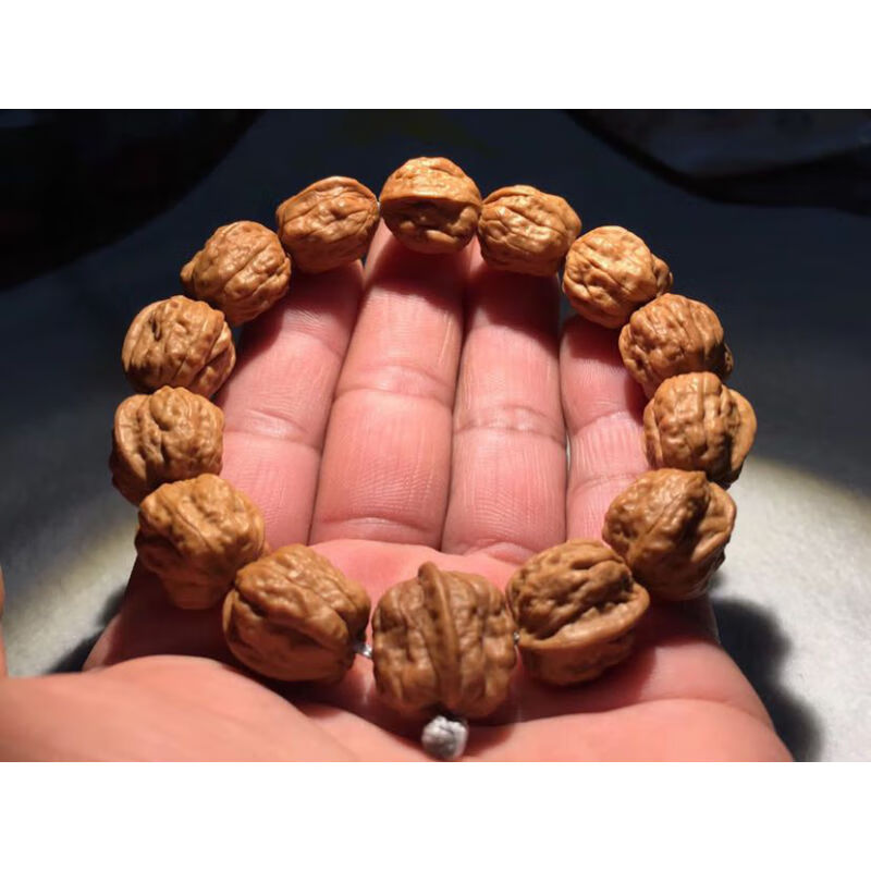 锦鼎野生秋子小核桃手串高油高密 尺寸1.4 14mm  14mm