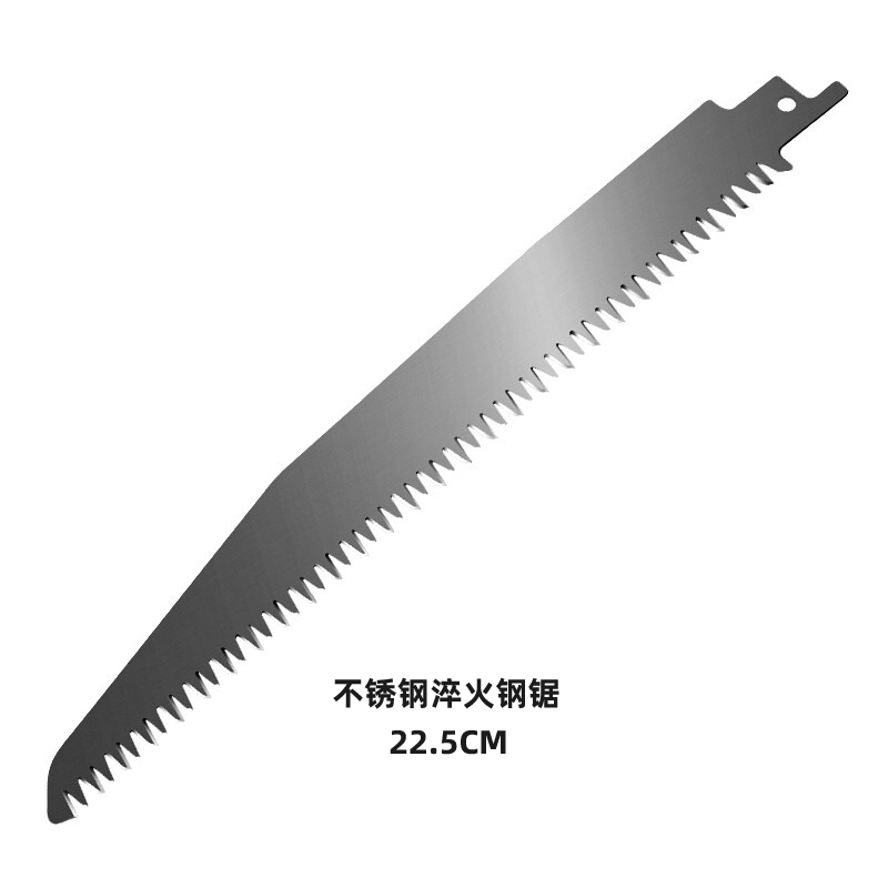 科迈克充电式电锯往复锯手提锂电木工曲线锯配件电动农具 不锈钢淬火22.5cm大锯齿属于什么档次？