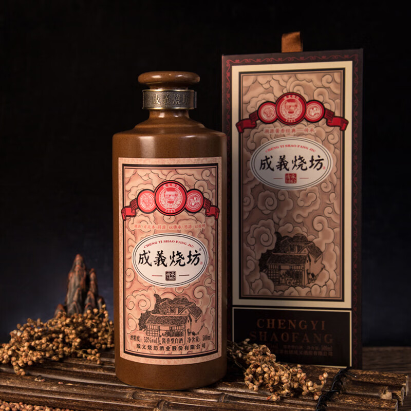 成義焼坊成义烧坊传承1862单瓶500ml大曲坤沙酱香白酒 53%vol 500ml 1