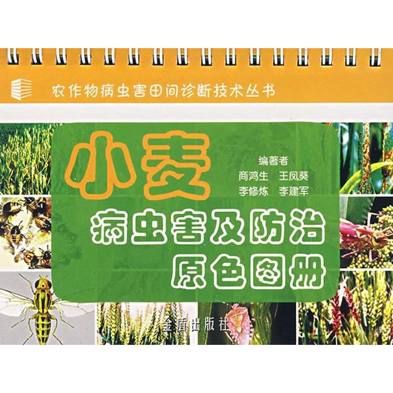 小麦病虫害及防治原色图册 商鸿生等编 书籍