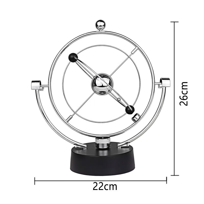 摆牛顿摆球永动物理摆件撞球碰碰球摇摆器办公桌面装饰 银河系混沌摆