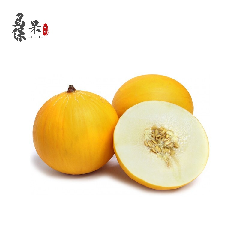 黄河蜜瓜伊丽莎白甜瓜新鲜当季水果2个装装黄皮哈密瓜