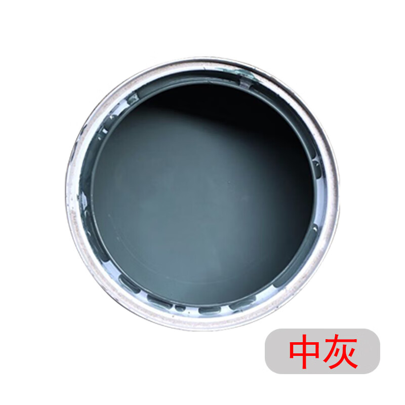 立邦水性金属防锈漆家用户外栏杆铁门翻新木器漆防腐快干油漆 中灰色 0.8kg