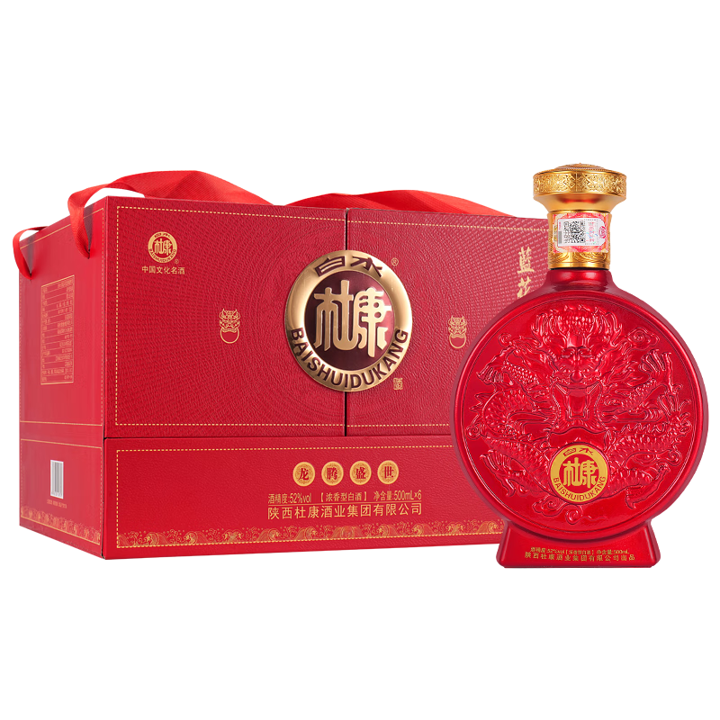 ��ˮ�ſ�����ʢ���׾�52��500ml*6ƿ���װ