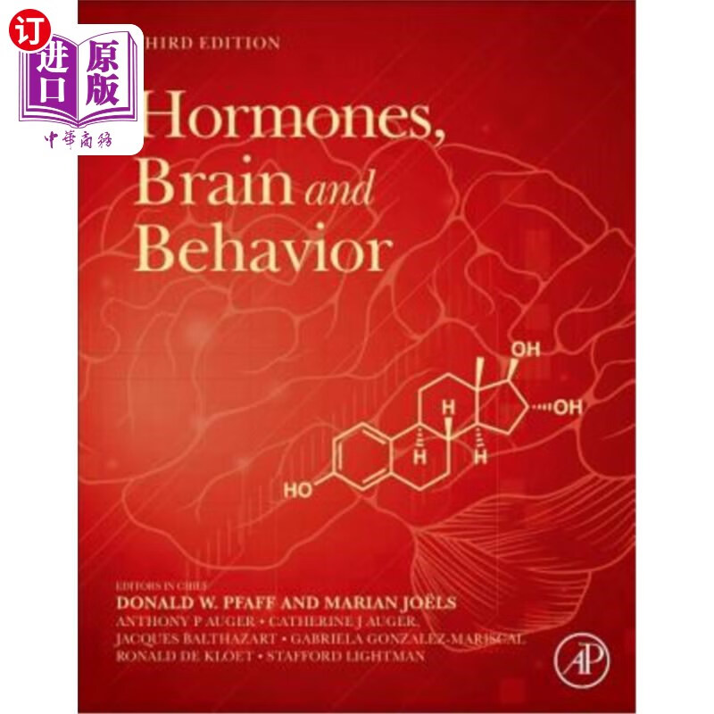 海外直订医药图书hormones, brain and behavior 荷尔蒙,大脑和行为