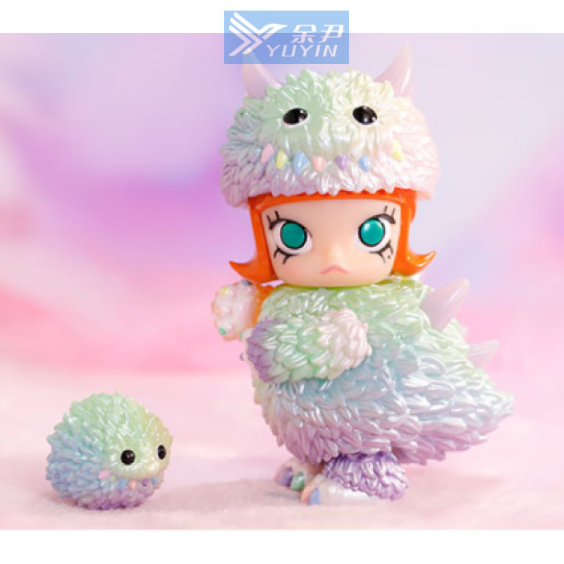 大久保molly大久保instinctoy娃娃侵蚀盲盒潮玩摆件 特别款毛球怪
