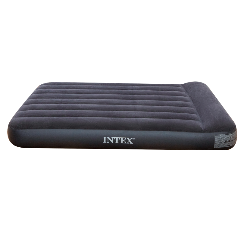 INTEX 64142双人内置枕头线拉气垫床 家用充气床便携午休床加厚户外帐篷垫折叠床137*191*25cm