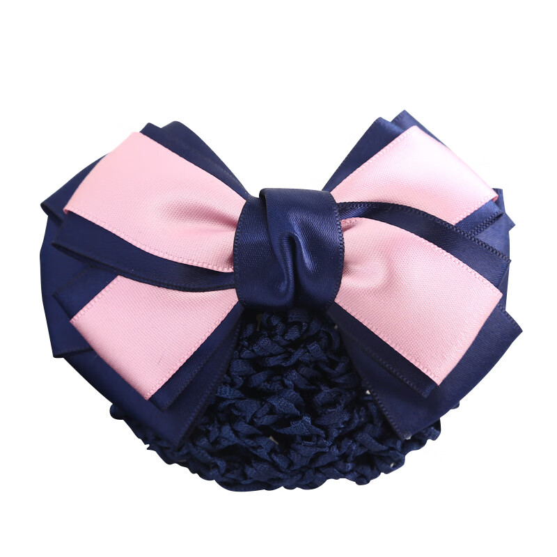 益美得 wyq0284 职业头花网兜酒店空姐工作盘发网  蓝粉