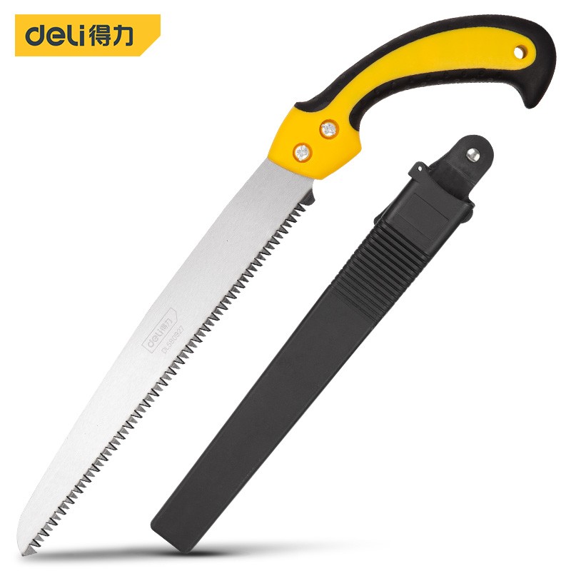 得力（deli） 腰锯木工锯子园林园艺手锯三面磨齿270mm DL580927属于什么档次？