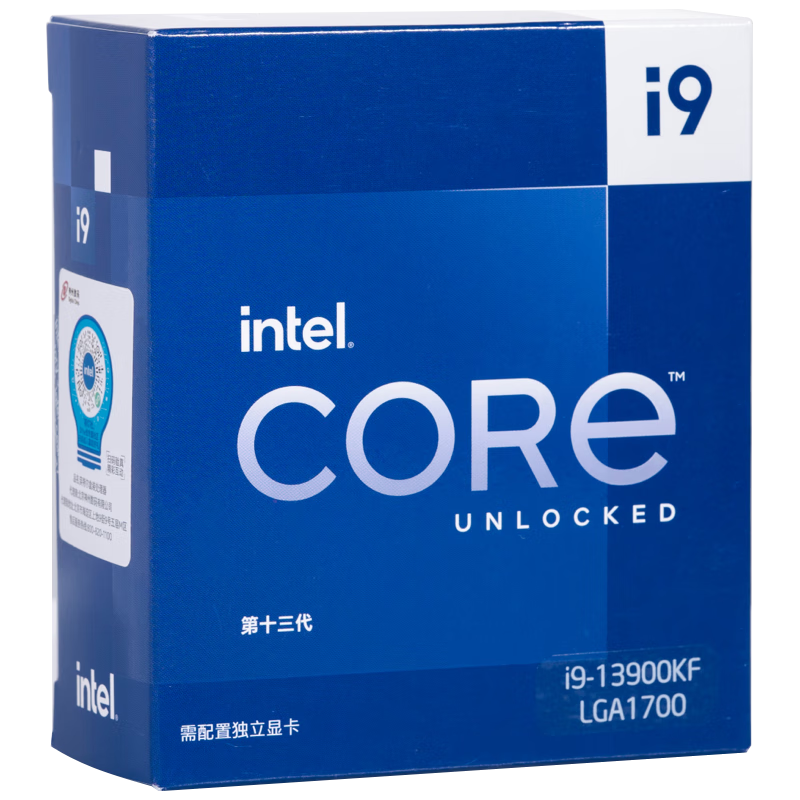 intel 英特尔 酷睿 i9-13900KF CPU 5.8GHz 24核32线程