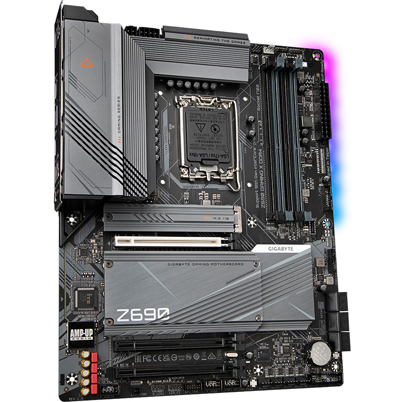 技嘉 魔鹰 Z690 GAMING X DDR4 主板 支持CPU 12900K/12700K/DDR4内存（Intel Z690/LGA 1700）
