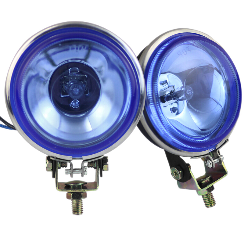 美蒂亞摩托車(chē)燈汽車(chē)貨車(chē)12V24V倒車(chē)燈側(cè)燈腰燈超亮射燈邊燈改裝輔助燈 12V(藍(lán)色燈罩)