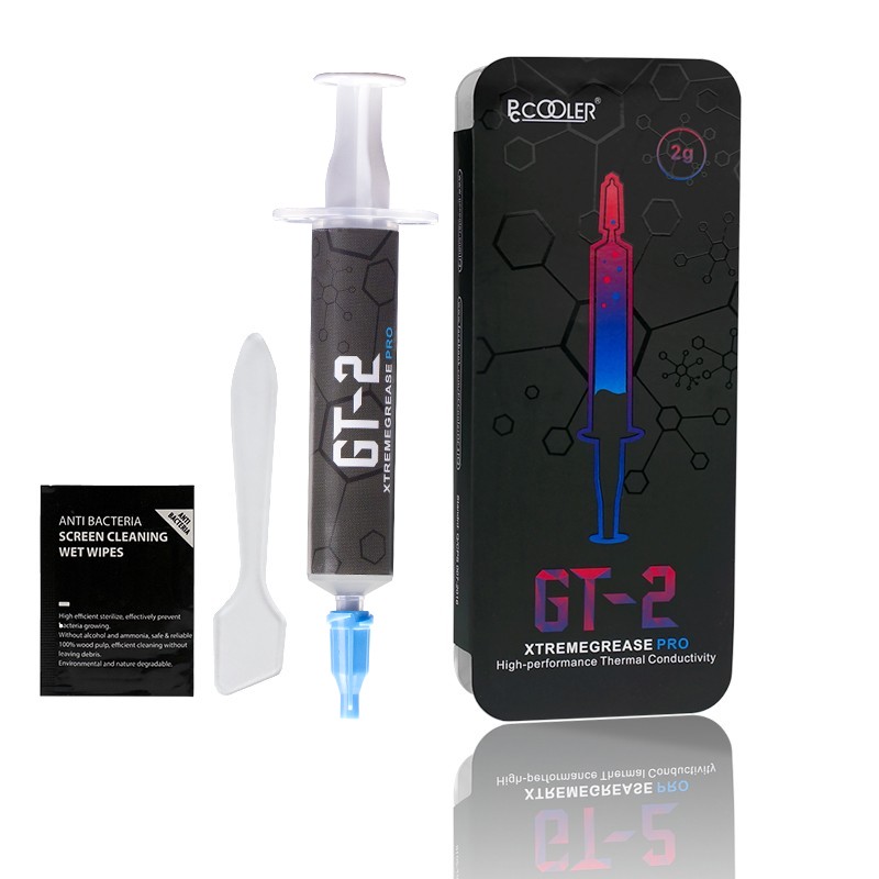 超频三（PCCOOLER）GT-2 2g CPU散热硅脂（导热硅脂/显卡散热膏/台式机cpu笔记本硅胶/配刮刀）