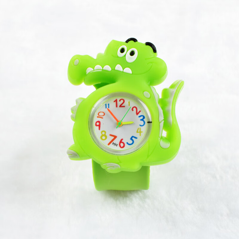 玩具手表2-4岁女孩男孩卡通拍拍表幼儿可爱小童啪啪圈电子表 小恐龙