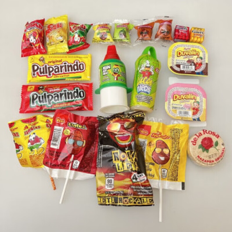 好好猬美国mexicancandymix墨西哥糖果酸辣糖趣味糖混合零食 墨西哥糖