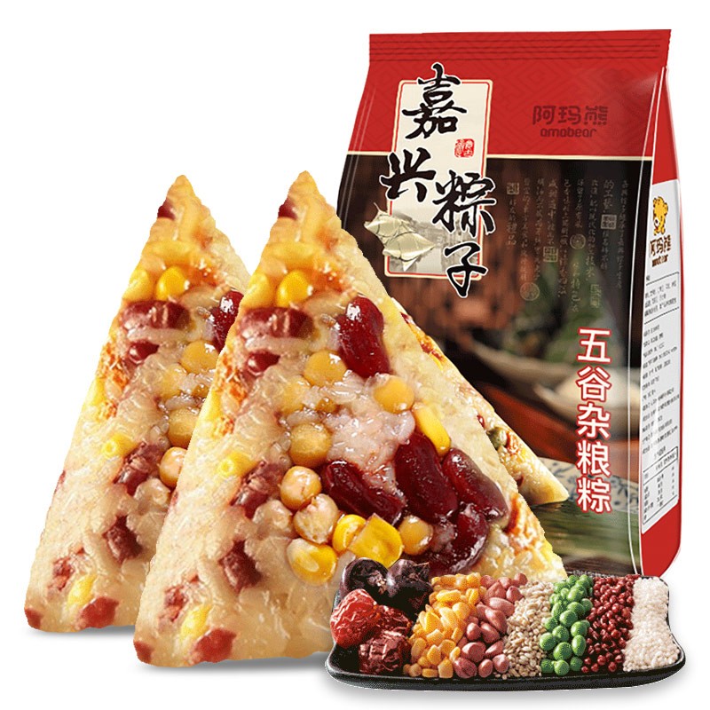 三,阿玛熊五谷杂粮粽粽子网友对比评测
