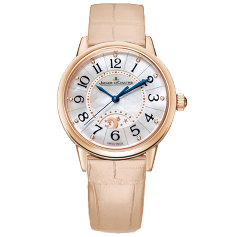 99新未使用 积家约会系列18k玫瑰金3462490自动机械女士手表公价