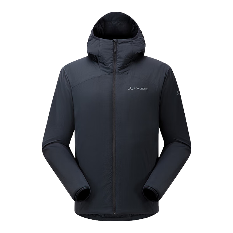 巍德（VAUDE）勃朗Blanc早春戶外P棉棉服動(dòng)態(tài)保暖運(yùn)動(dòng)登山棉服男士輕量徒步外套 VAUDE黑118-P金80G 【-8-5°C】 2XL