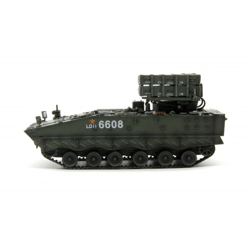 1/72中国红箭10反坦克导弹发射车hj-10成品军事战车模型 军绿色6601