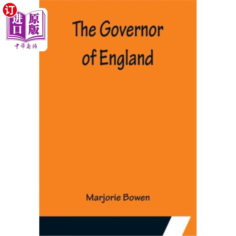 海外直订the governor of england 英国总督
