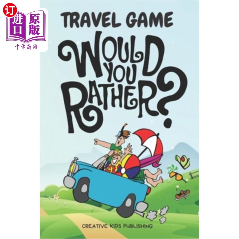 海外直订travel game would you rather: funny game book for kids &