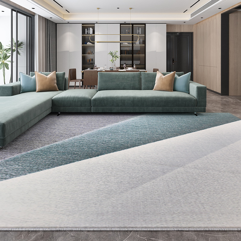 绅士狗 3D立体艺术轻奢地毯客厅简约茶几毯北欧地毯卧室床边毯 SD-2159LH 3*4米