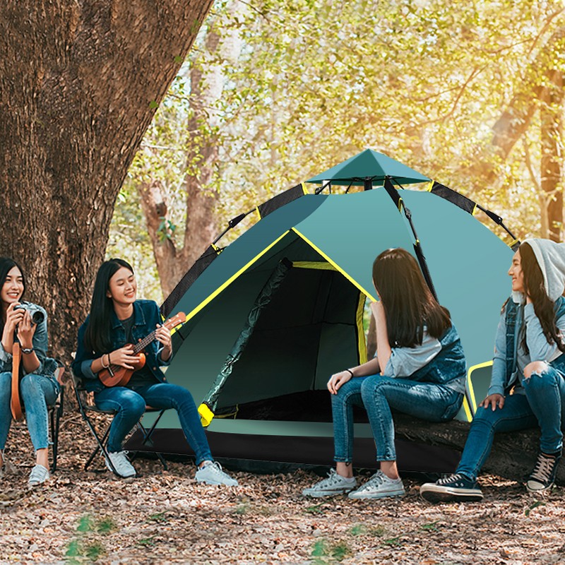 帐篷-垫子创悦全自动帐篷3-5人户外双层免搭建野外露营帐篷套装评测怎么样！哪个性价比高、质量更好？
