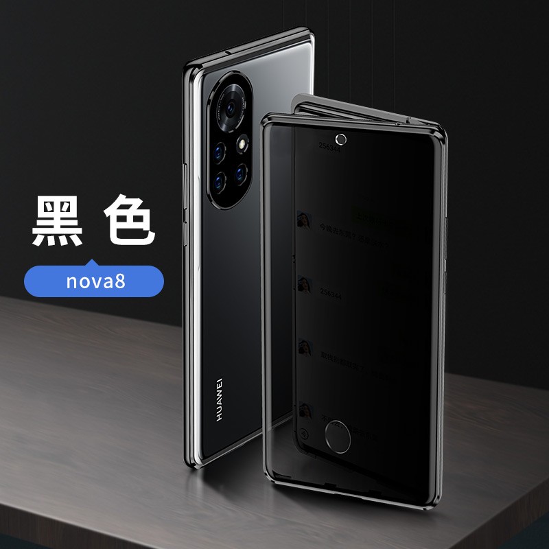 nova8 【黑色】全包防窥款