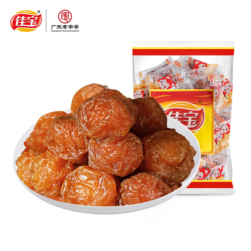 佳宝韩话梅500g 李子干九制梅干罐装梅子休闲零食蜜饯果脯 韩话梅500g