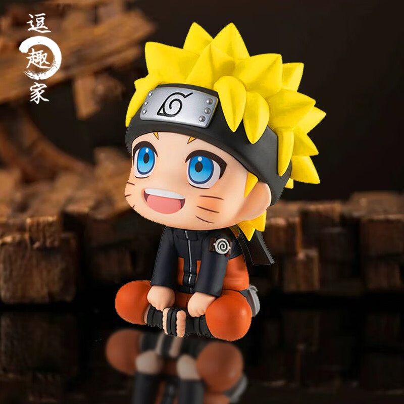 q版火影忍者漩涡鸣人宇智波鼬佐助旗木卡卡西模型摆件六一 漩涡鸣人