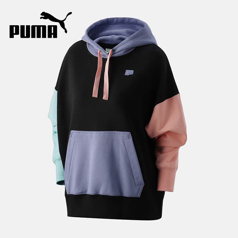 彪马（PUMA）女装时尚休闲运动连帽套头衫531439-01 S码