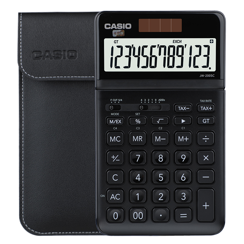 卡西欧(casio)jw-200sc 商务时尚办公计算器日常商务办公财务专用计算