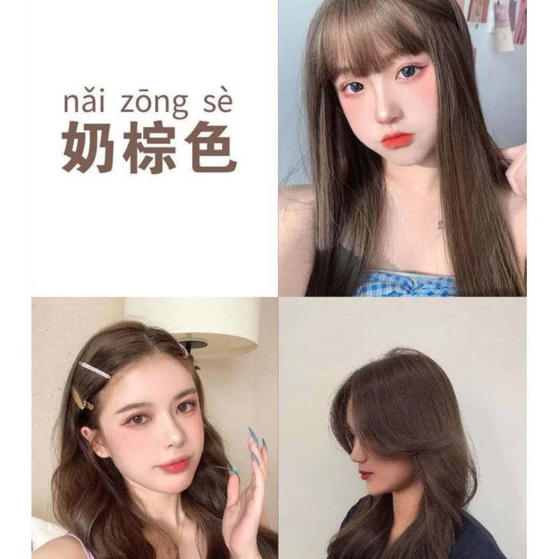 蒙倩(meng qian)【显白减龄】2024流行发色染发剂自己在家染头发脏橘