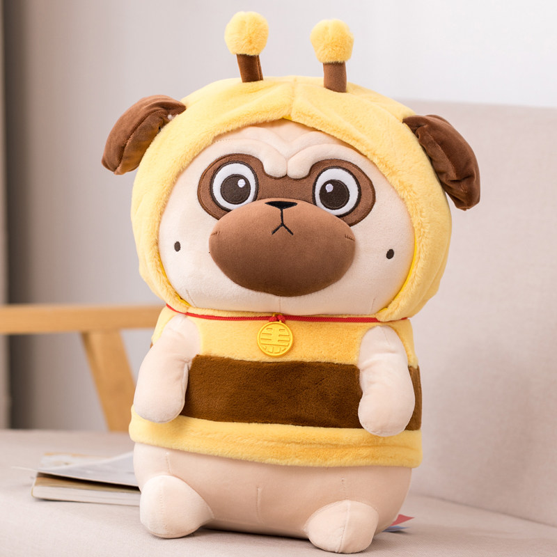 蜜蜂毛绒玩具公仔玩偶玩偶娃娃生日礼物情人节送女友 巴扎黑蜜蜂款 1