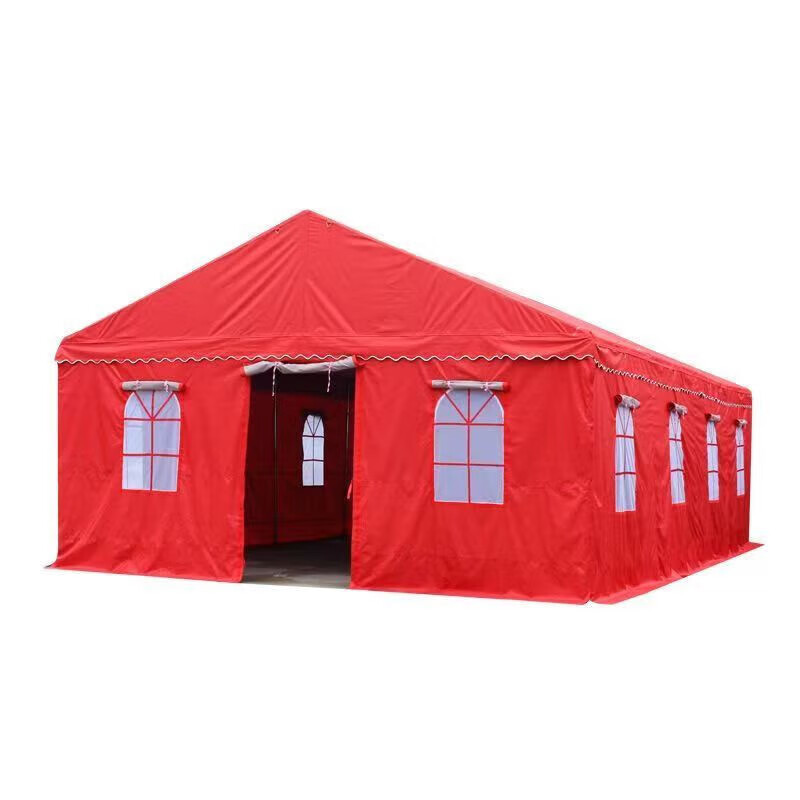 仁咸酒席帐篷加厚款农村版尖顶牛津布围布加厚型防暴雨宴席大棚定制 5