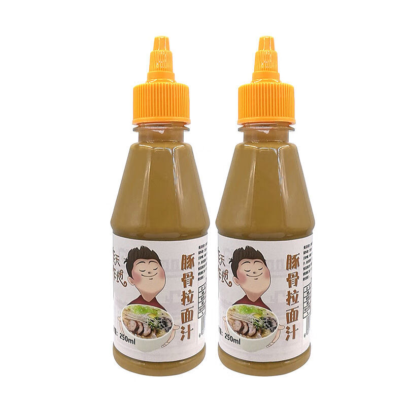 豚骨拉面汁250ml*2 日本拉面猪骨拉面汁浓缩高汤调味料汤底料 两瓶装