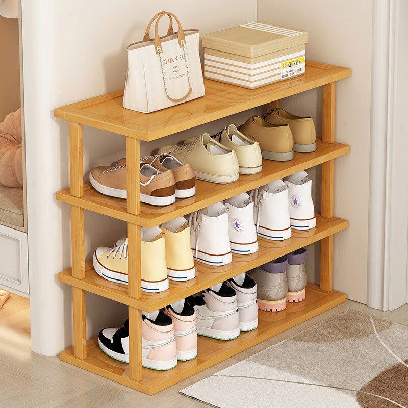 多层家用鞋子收纳架简易窄小鞋架置物架宿舍鞋架子 4层65cm【家庭款】