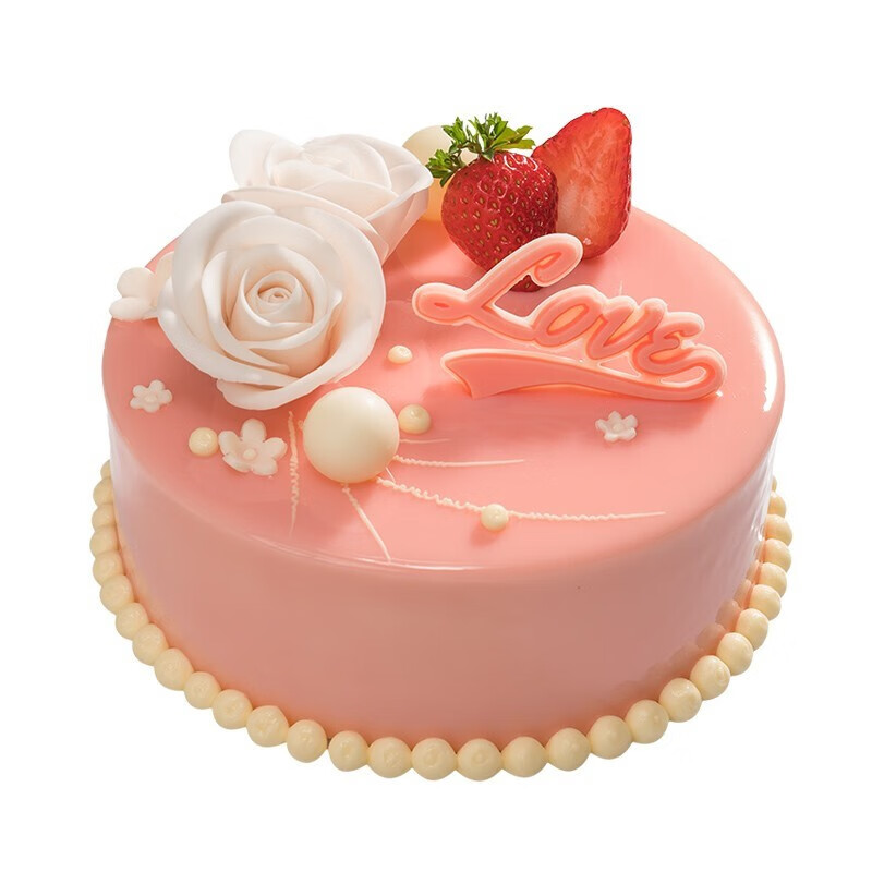味多美 新鲜蛋糕 生日蛋糕同城配送 北京店送 奶油蛋糕 爱的花语蛋糕