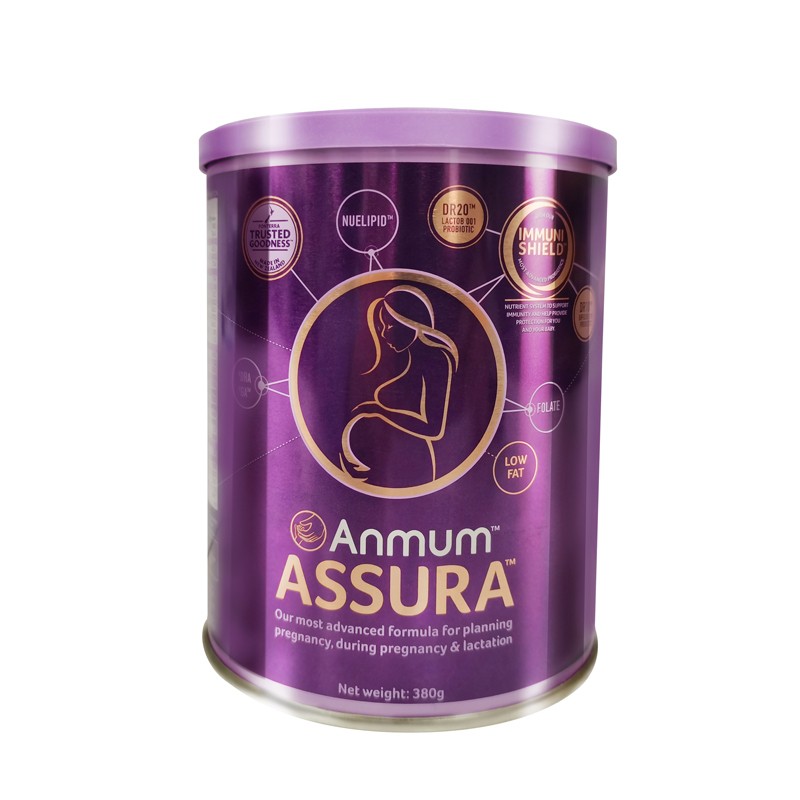 安满（Anmum）港版 小罐装倍御Assura高端孕妇奶粉380g/罐    新西兰原装进口