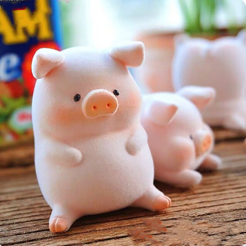 尼创 猪猪抖音盲盒一套全套罐头猪网红噜噜猪潮流公仔摆件可爱礼物