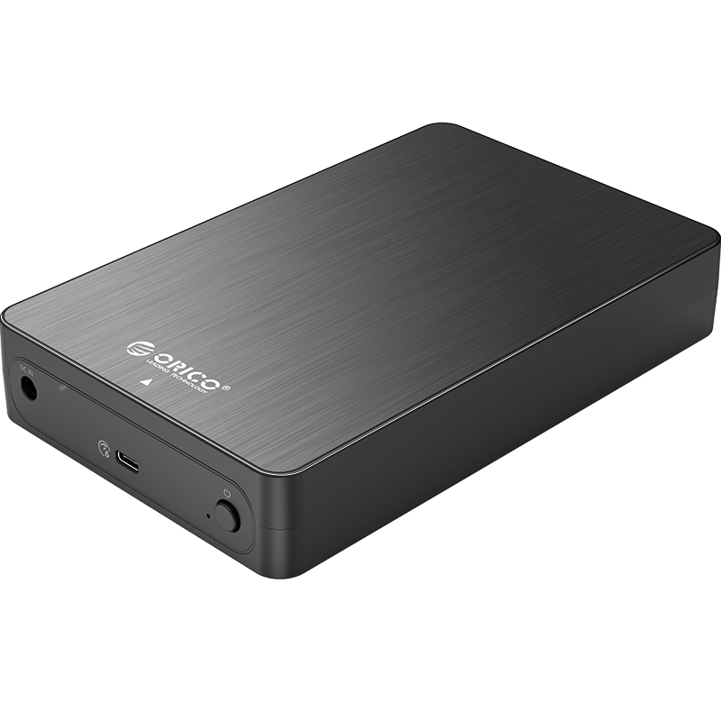 奥睿科(ORICO)Type-C移动硬盘盒3.5英寸USB3.2 SATA串口笔记本电脑台式机外置壳固态机械ssd硬盘盒子 HM35C3