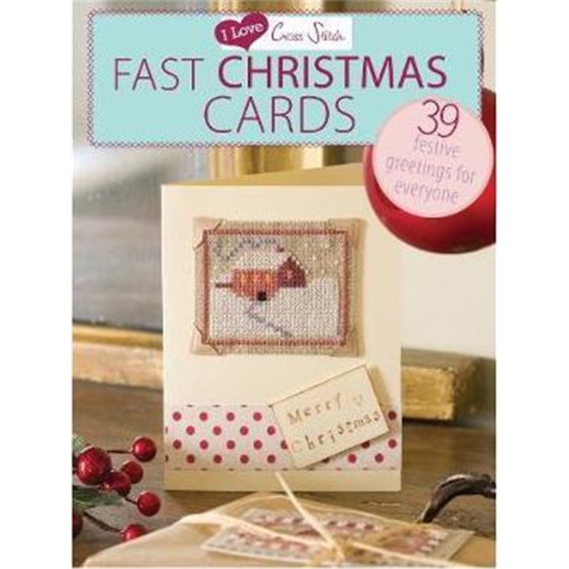 预订i love cross stitch - fast christmas cards:39