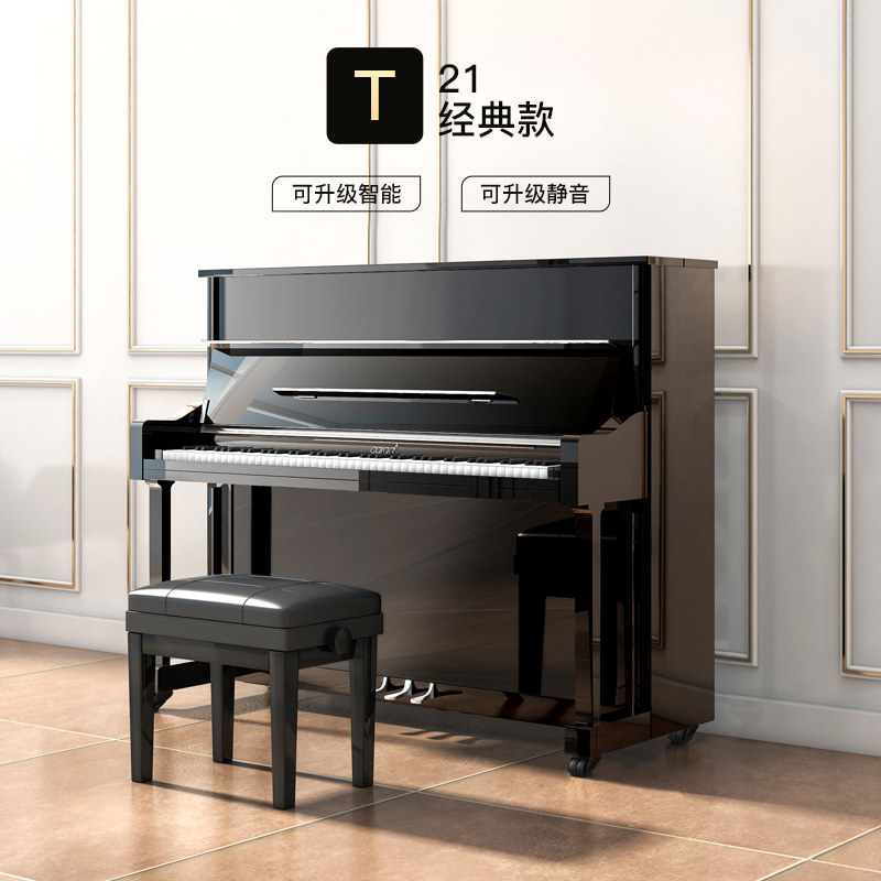 卡罗德钢琴t23 carod/卡罗德钢琴t23 全新立式考级演奏初学者家用品牌