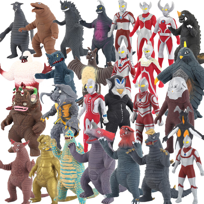 可拉伸弹力trp解压软胶怪兽橡胶初代人偶儿童玩 全家福28款弹力 百分