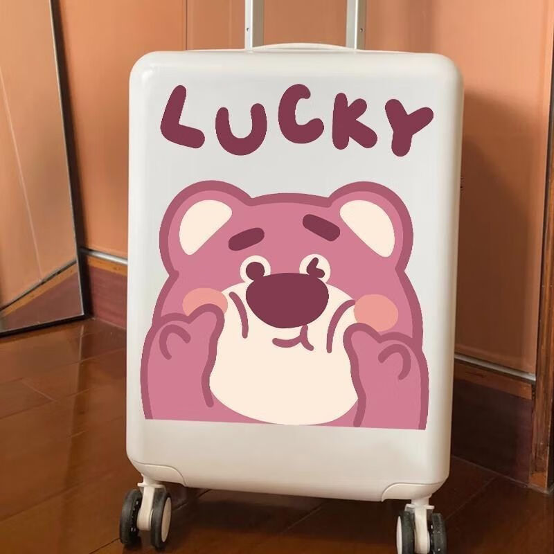 卡通可爱草莓熊贴纸玩具总动员行李箱拉杆箱旅行箱冰箱墙壁装饰贴 可爱草莓熊贴纸